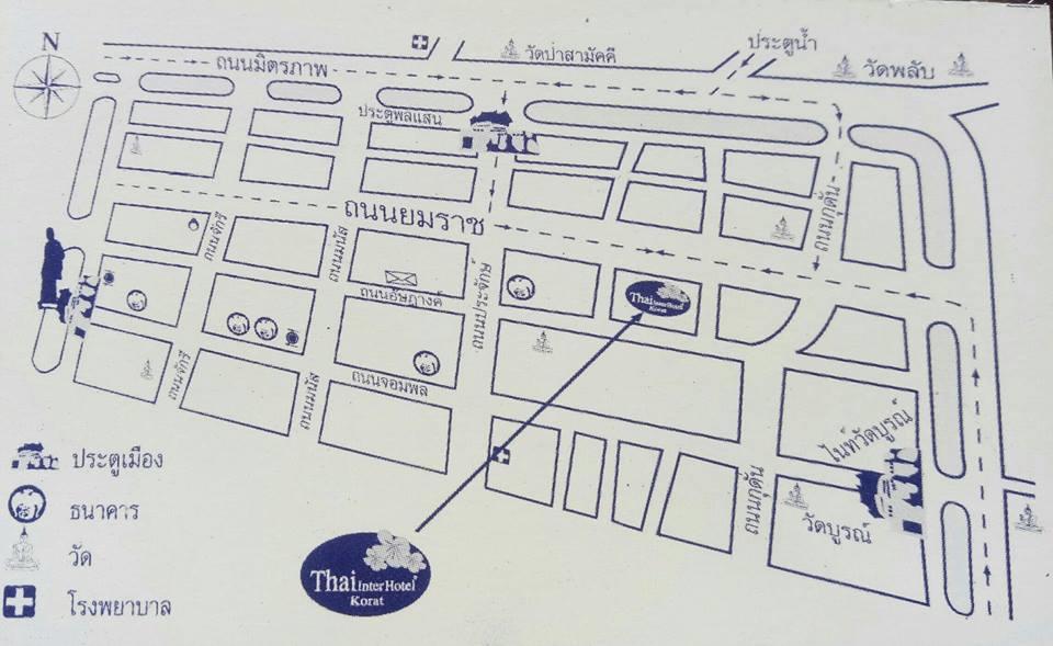 Thai Inter Korat Hotel Nakhonratcsaszima Kültér fotó